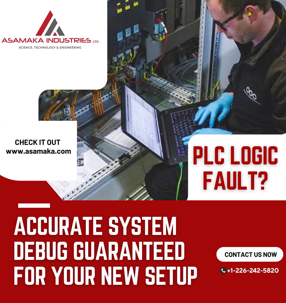 AsamakaIndustry's tweet image. ⚙️ PLC Logic Fault?
We identify & resolve PLC logic faults that affect system flow & efficiency.
Every logic line, input & output is tested for precision — ensuring accuracy, reliability & stability.
🔗 Learn more: asamaka.com
#Automation #PLCDebug #ProcessControl