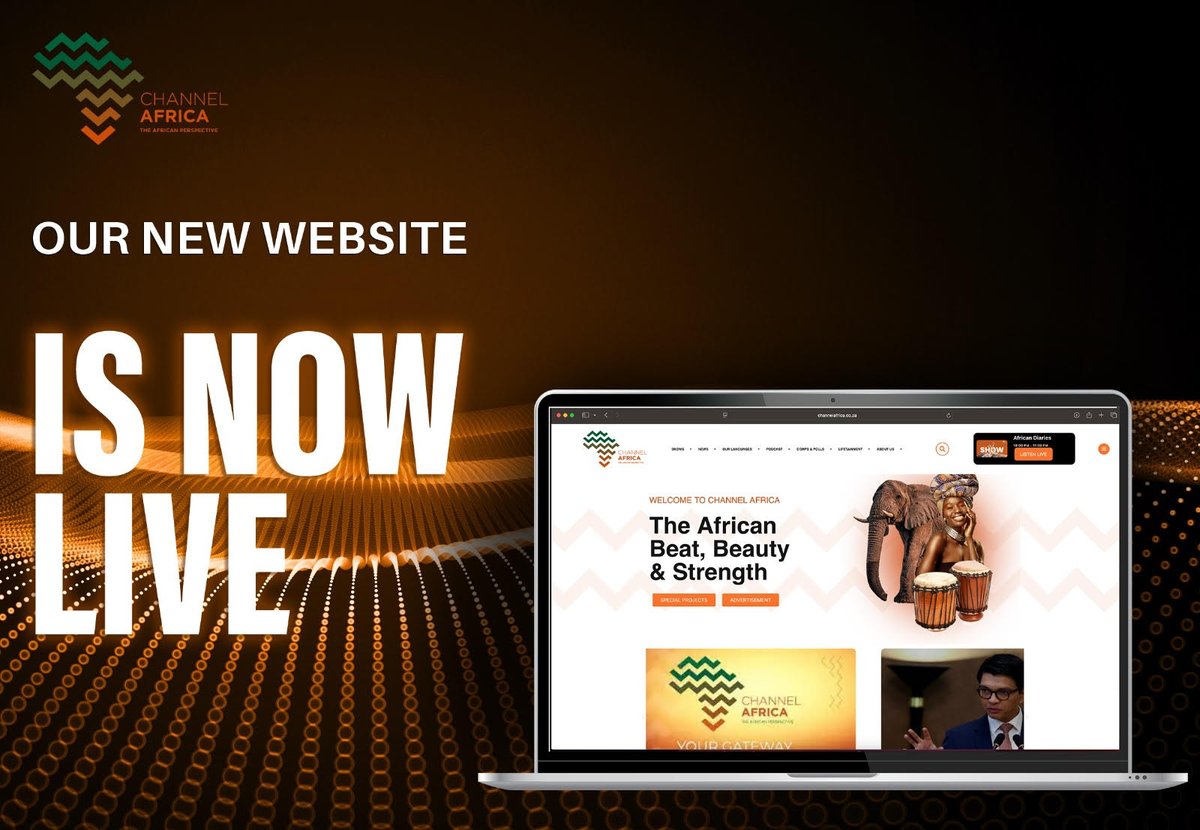 It’s here! Channel Africa’s brand-new website is LIVE 📢

🌏Explore. Stream. Connect to Africa’s heartbeat today! 🖥️

[LINK]
tinyurl.com/bp86mkha

#ChannelAfrica  #ChannelAfricaWebsite #AfricaConnect