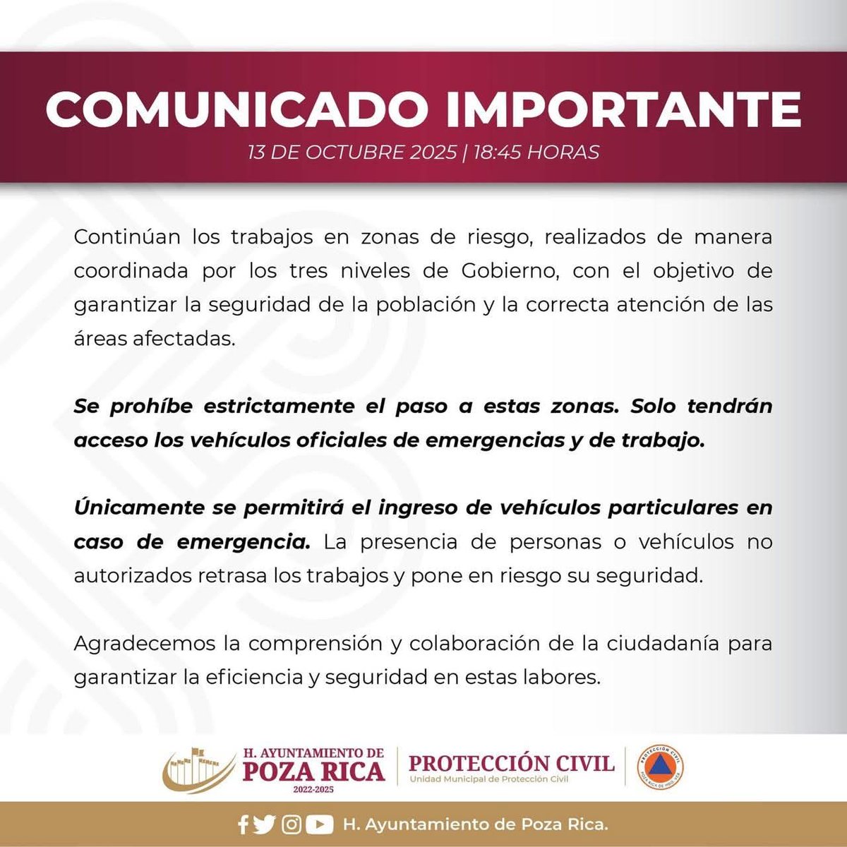 foforubio's tweet photo. @GallitoVip Ten cuidado en como vas a dar tu apoyo Gallito, no quieren que los particulares se metan a las zonas de desastre!! https://t.co/IGpMQuISiY