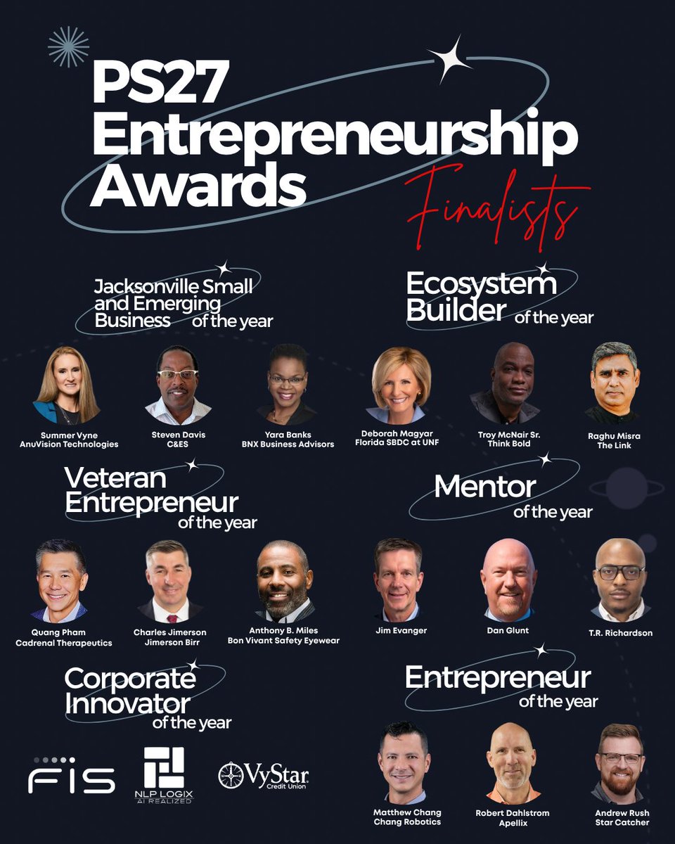 PS27Ventures's tweet photo. 🚨 Breaking News: After reviewing over 400 nominations and dozens of interviews, we are pleased to announce the finalists for the inaugural PS27 Entrepreneurship Awards! https://t.co/aAgqJpRE8q #PS27EntrepreneurshipAwards https://t.co/QbjtVulNuc