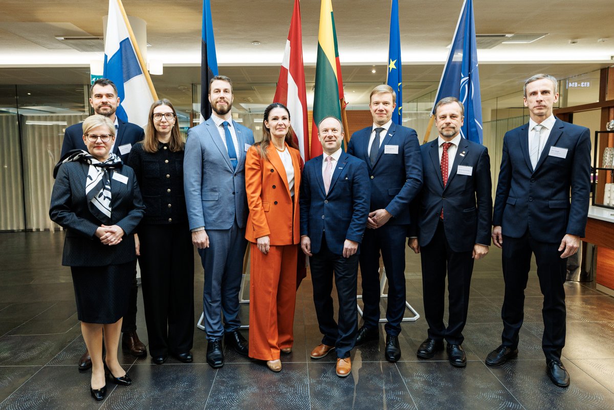 RailBaltica's tweet photo. 🚆 Today in Helsinki, the #RailBaltica seminar united Nordic–Baltic leaders to boost 🇪🇺 connectivity, security & resilience.
Ministers, ambassadors, & experts explored Rail Baltica’s strategic role in Europe's transport future.
🔗 More: https://t.co/beB3Ec52qq
#CEFTransport https://t.co/dpNoWejdOx