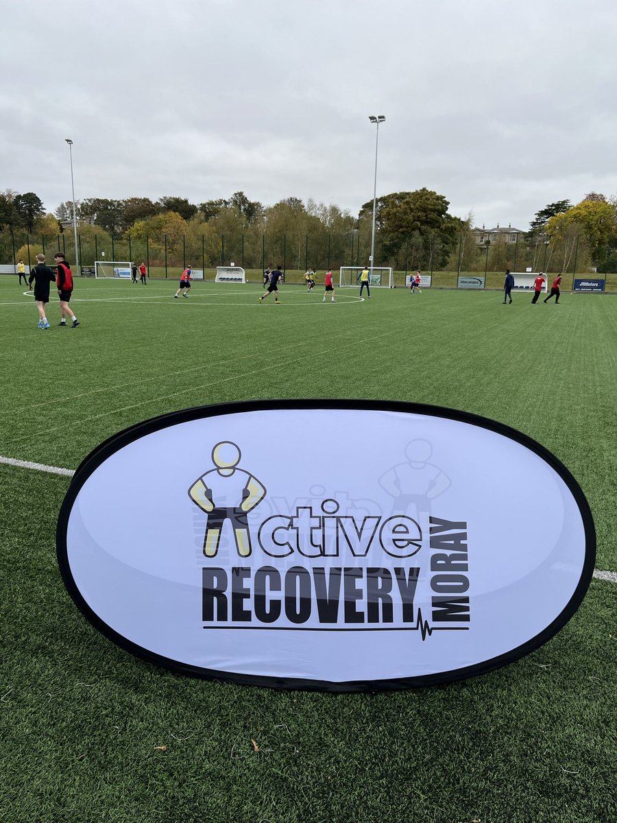 𝐀𝐜𝐭𝐢𝐯𝐞 𝐑𝐞𝐜𝐨𝐯𝐞𝐫𝐲 𝐌𝐨𝐫𝐚𝐲 ⚽️

Great to see so many participating in today’s free football session for adults at The Gleaner Arena.

A chance to unwind and enjoy playing football with other likeminded people. 

#activerecoverymoray #football #mentalhealth