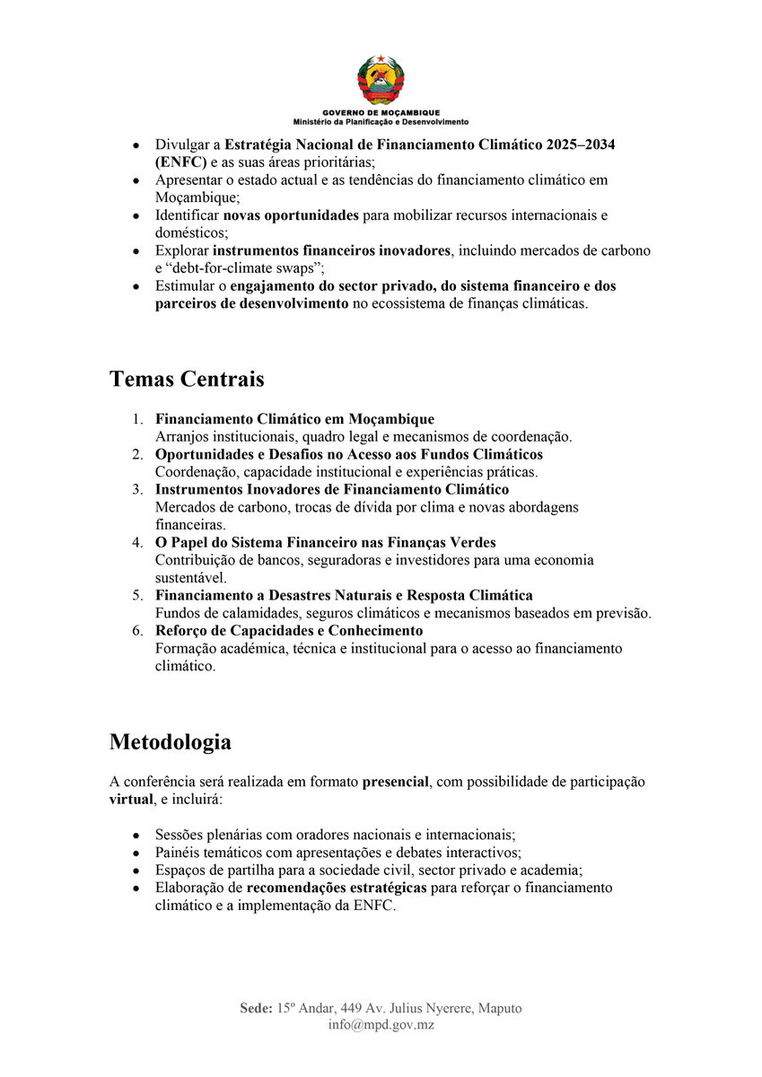 Ministério da Planificação e Desenvolvimento tweet media
