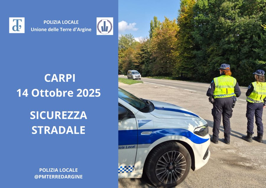 Intensificati i controlli di polizia stradale a Carpi