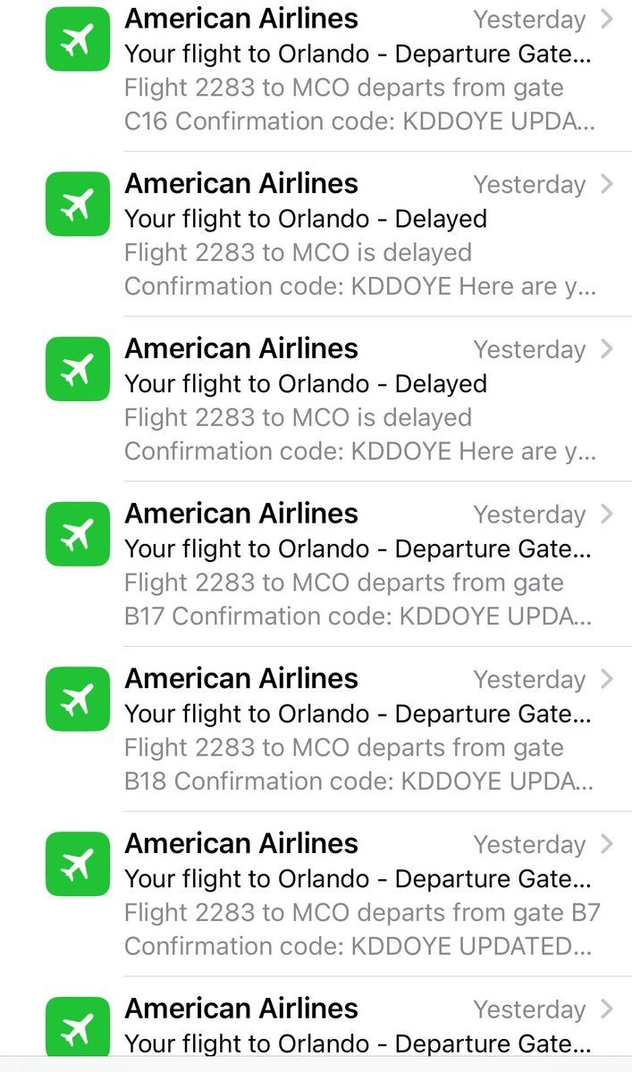 Is <a href="/AmericanAir/">americanair</a> always this bad or is it the government shutdown? A stream of gate changes and delays.
