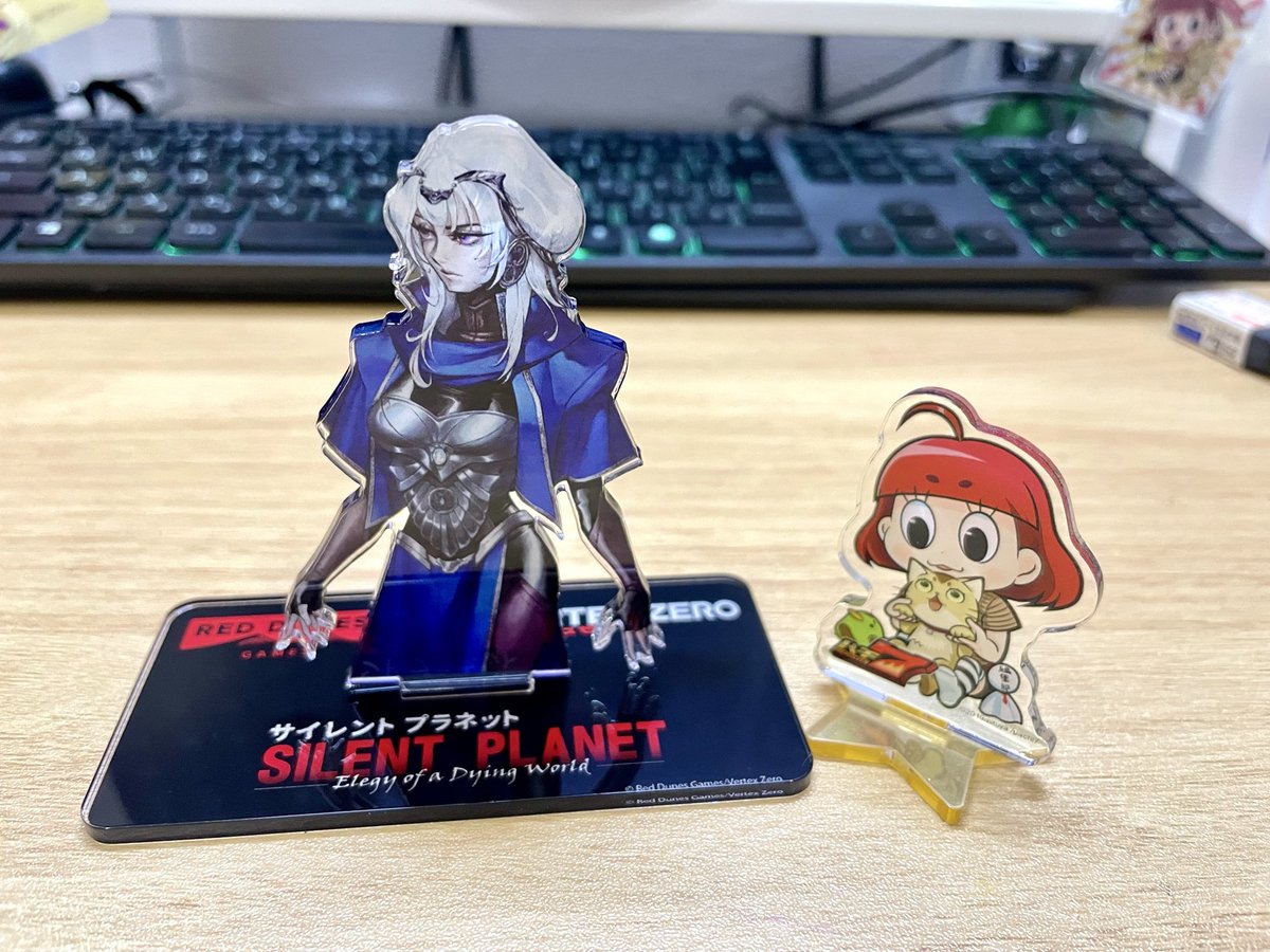 友人がゲームショーでゲームを観て貰ってきてくれました。私の担当したロゴが入ってるんです✨✨ありがとう友よ😊