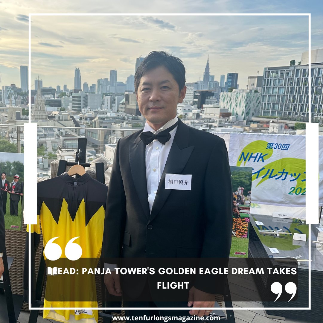 SecretariatsWld's tweet image. Shinsuke Hashiguchi brings Panja Tower to Australia for the A$10M Golden Eagle! Japanese trainer&apos;s first international campaign targets Randwick glory after NHK Mile Cup triumph. Can he follow Obamburumai&apos;s 2023 success?
Read more: [bit.ly/46R5W7l]
#TheTABEverest #HKJC
