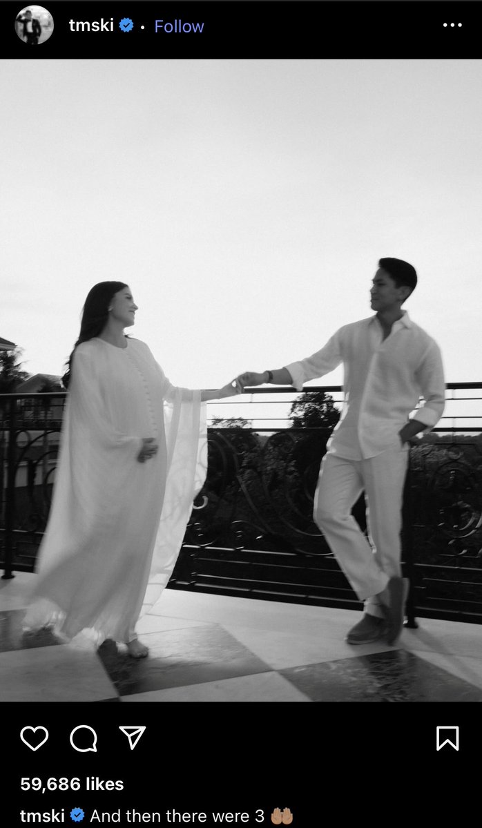 arfdy12's tweet image. Congratulations, love birds!
Brunei’s Prince Mateen and his wife, Yang Mulia Anisha Rosnah, are expecting their first child together.
