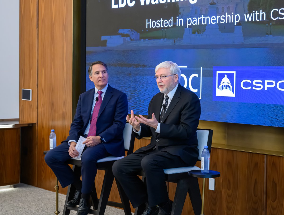 CSPC_DC's tweet image. CSPC is proud to have hosted the London Defence Conference’s inaugural Washington Forum last week, featuring insightful discussions on transatlantic and Indo-Pacific security from Amb. James Roscoe, Amb. Kevin Rudd, @RepGallagher, and @AdmTonyRadakin_.