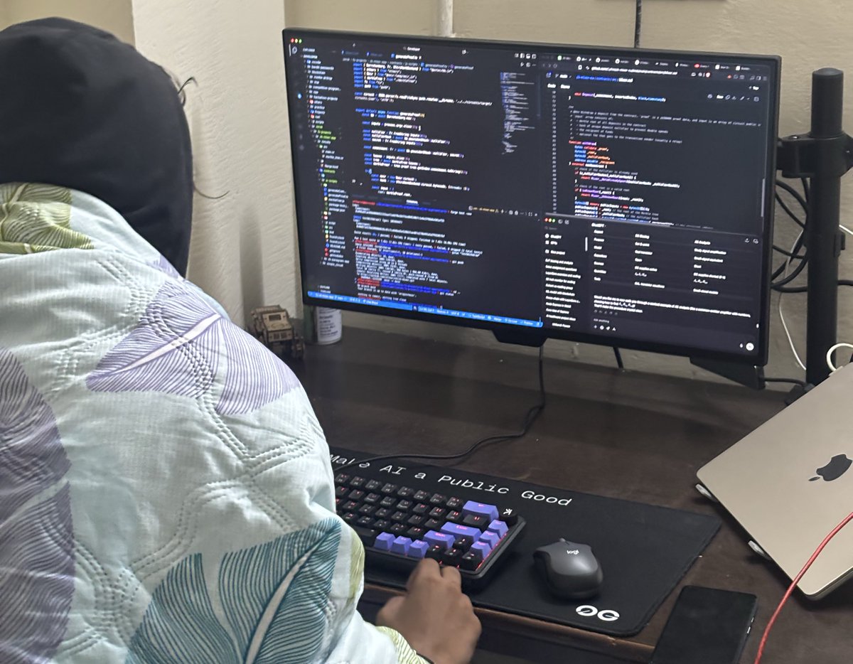 0xIshaanK06's tweet image. High fever. And this is how @0xuttkarzsh completed the course
What’s stopping you from coding?🥲