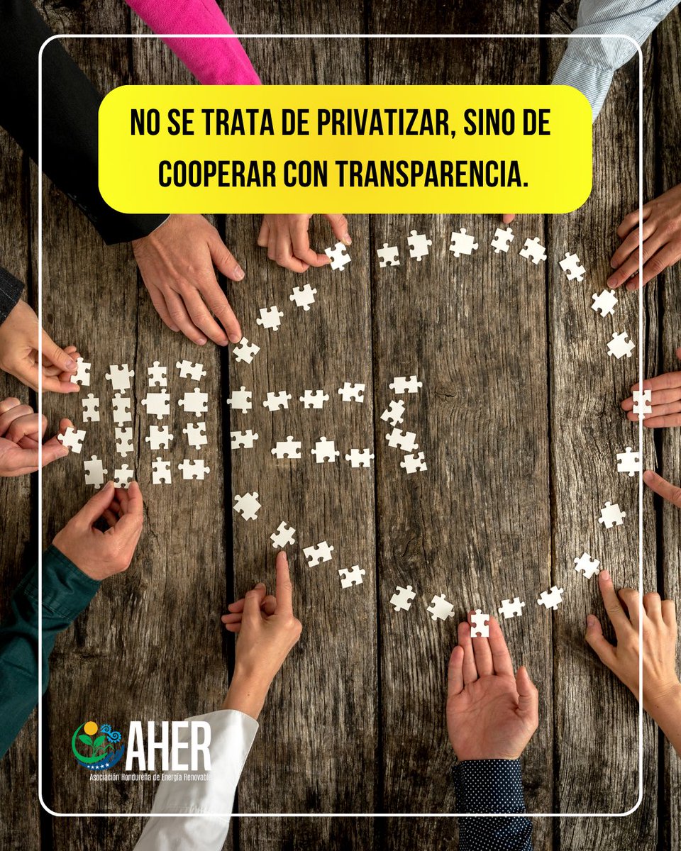 En AHER reconocemos el pago reciente del Gobierno a los generadores: un paso importante, aunque la deuda aún supera los 8,500 millones de lempiras. Para atraer inversión real se necesita transparencia y un plan claro. No es privatizar, es cooperar para impulsar energía confiable.