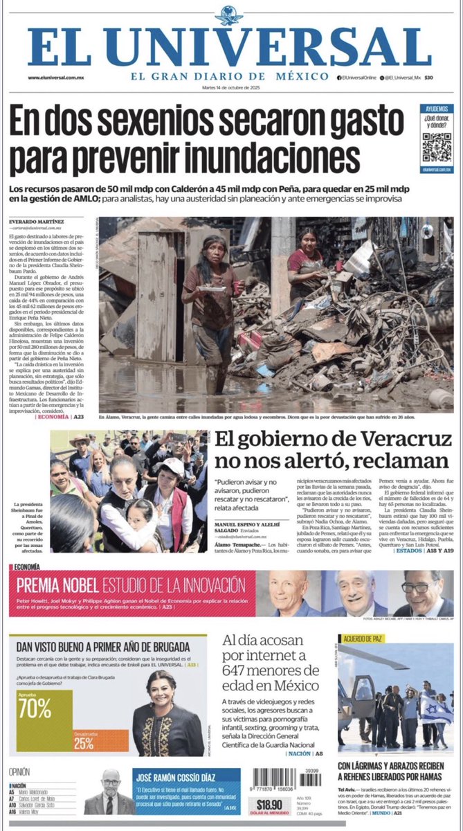 sPRing_PR's tweet image. Te compartimos las #PrimerasPlanas de algunos periódicos del día. 🗞️