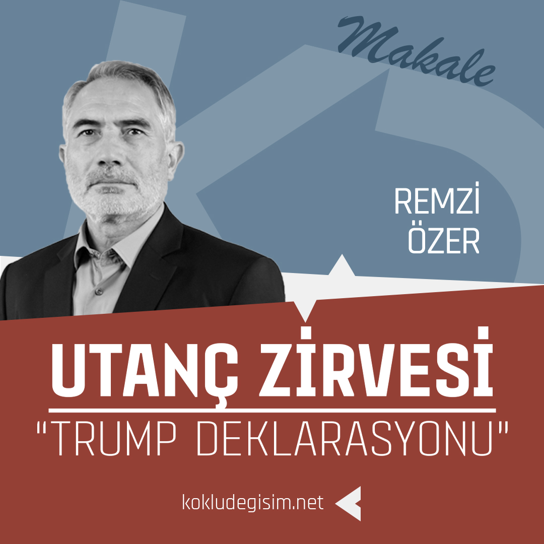 Utanç Zirvesi ve "Trump Deklarasyonu"

🖋️Trump'ın ''#Gazze Barış Planı'' ile Mısır Zirvesi sonrasında yayınlanan ''Trump Deklarasyonu''  bir utanç vesikası olarak tarihteki yerini almıştır.

#GazzeİçinBenVarım 

kokludegisim.net/makaleler/utan…