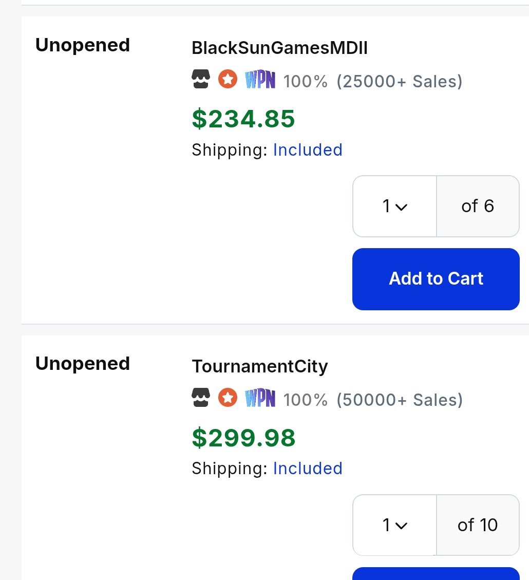 jonbonjoyle's tweet photo. Why do I see 2 of my LGS scalping the Kieran Yanner secret lair before it is even shipped 😭
Need new places to buy MTG singles in MD area https://t.co/mQaKsfQ26E
