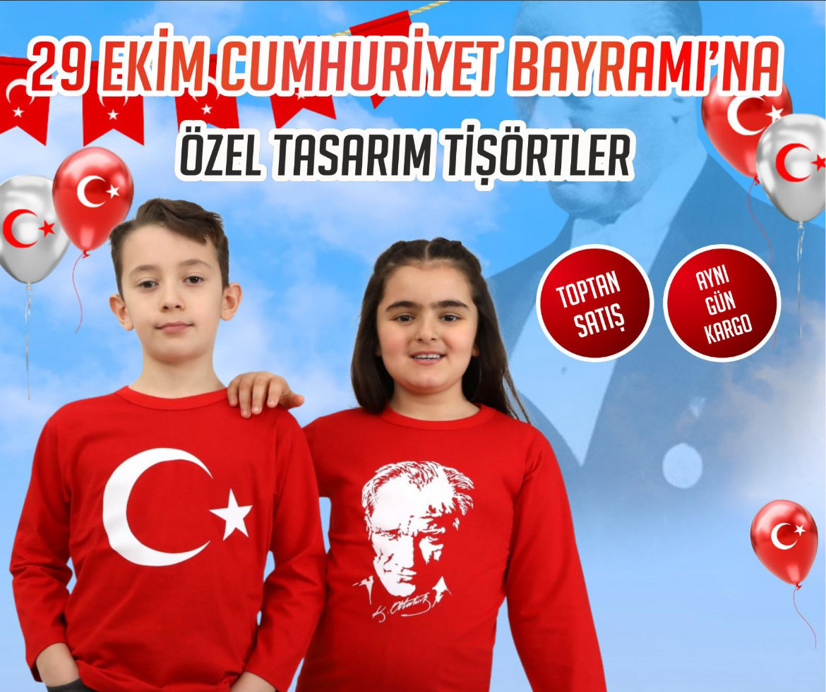 ‘Cumhuriyet Bayramı’ diyincede biz 🇹🇷🙌
Gelsin mi çocuklarımıza özel tasarımlar?
#29ekimcumhuriyetbayramı 
#atamınizinden 
#ötükenonline