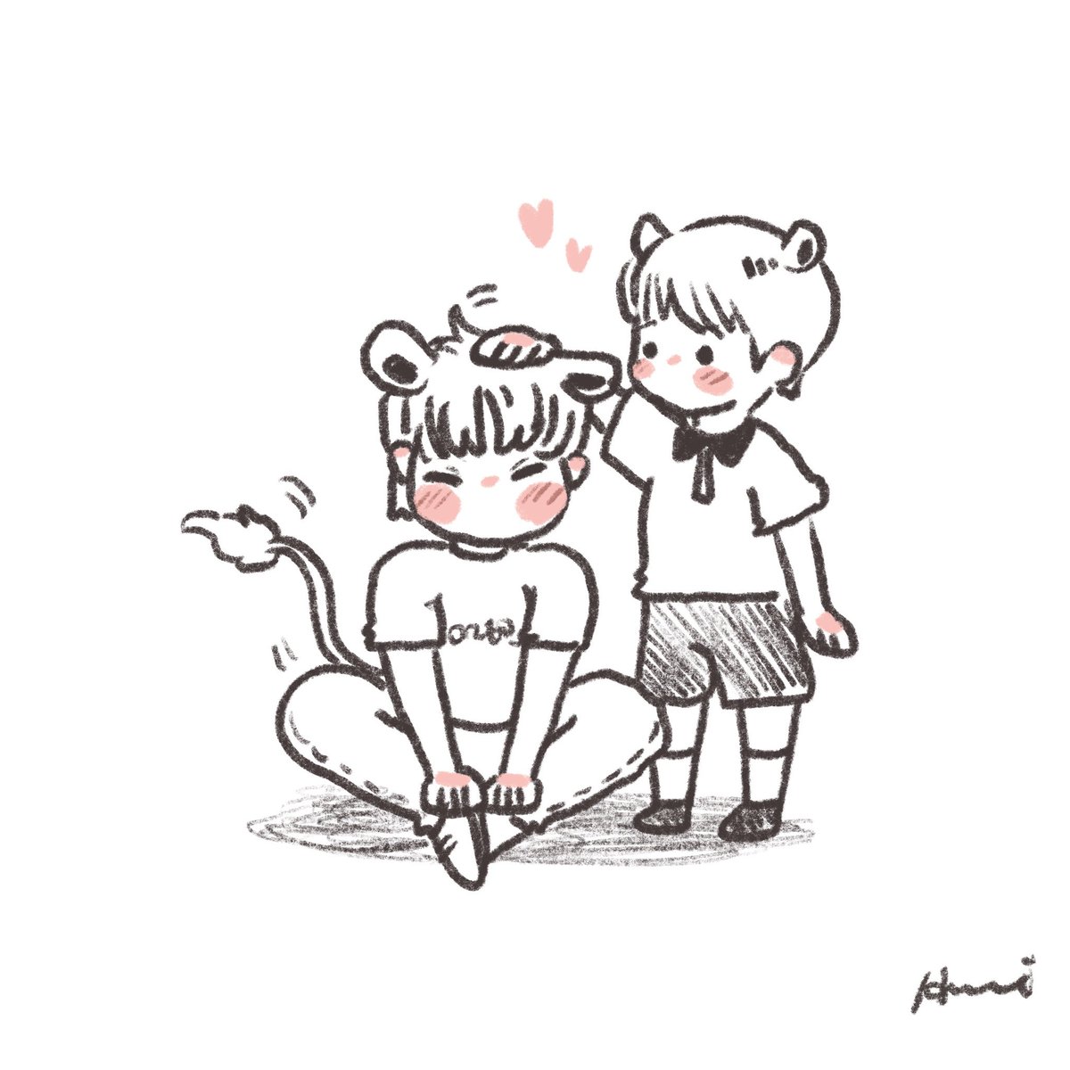 🐹🦁

🐹：好乖好乖好乖～～

#VANNER #96즈 #쥑쥑즈
#혜성 #HYESUNG 
#성국 #SUNGKOOK