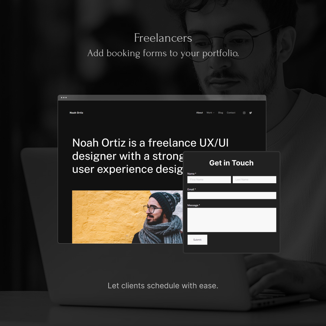 📅 Freelancers: Add booking forms to your portfolio. Let clients schedule with ease. 👉 Build smarter: pixpa.com/?via=social