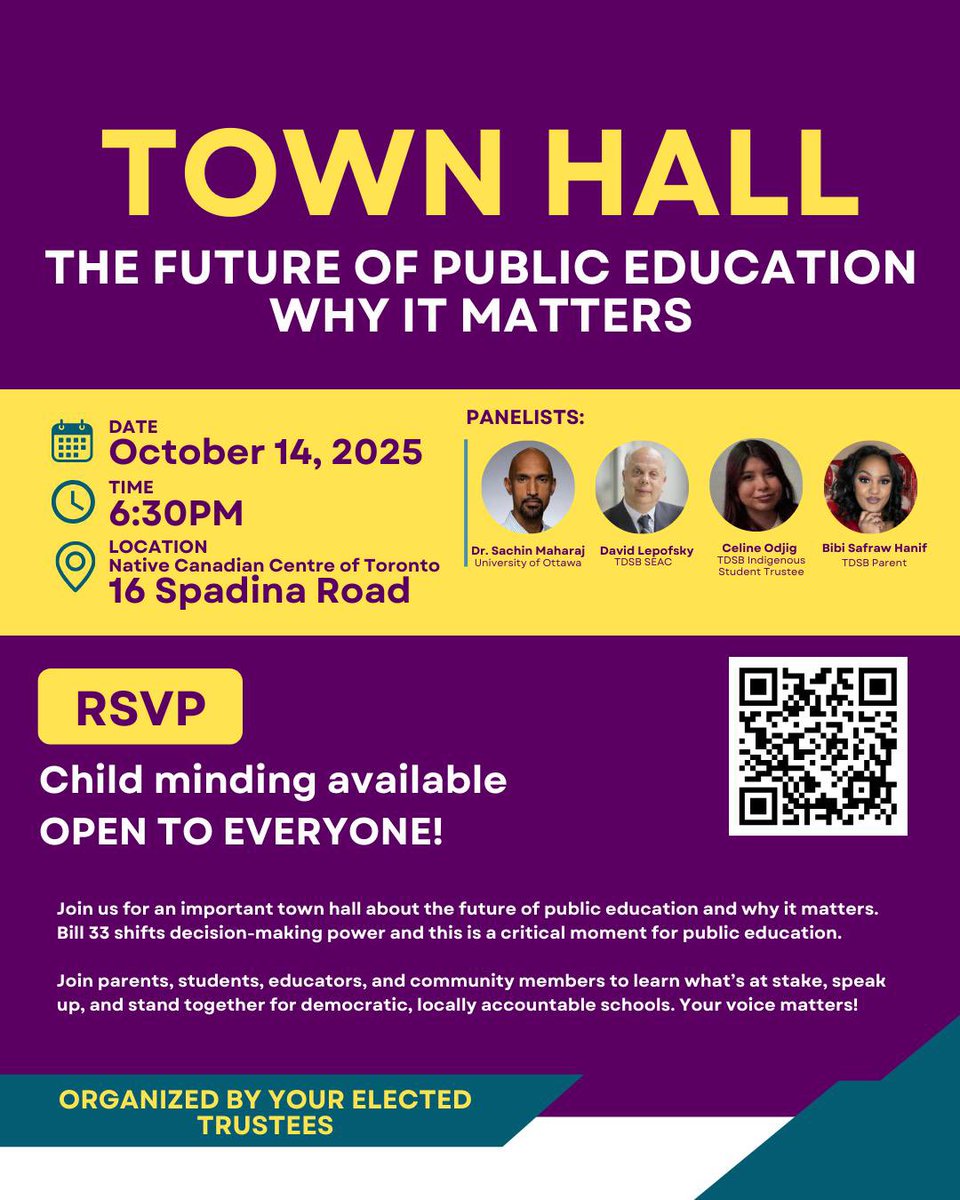 Alexis Dawson (@alexisdawsonto) on Twitter photo Important Trustee Town Hall TONIGHT! 16 Spadina Rd. Learn about Bill 33, School Board Supervision, their negative impacts and what you can do to support public education and local democracy! #OntEd Important Trustee Town Hall TONIGHT! 16 Spadina Rd. Learn about Bill 33, School Board Supervision, their negative impacts and what you can do to support public education and local democracy! #OntEd