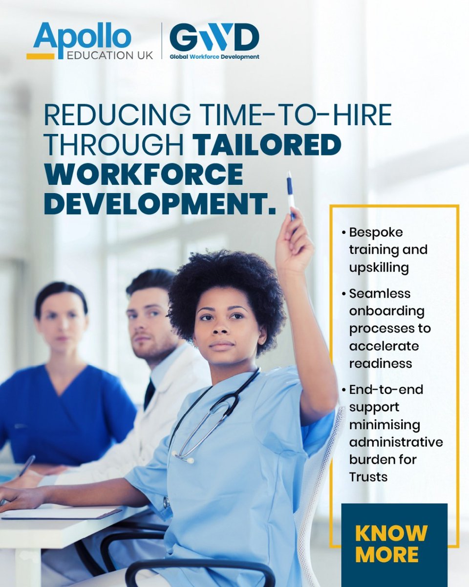 In healthcare, every moment counts. #AEUK partners with NHS England to accelerate workforce readiness through tailored training, onboarding, and mentoring, filling critical roles faster while improving retention, integration, and patient care.
Link : shorturl.at/A4fZy