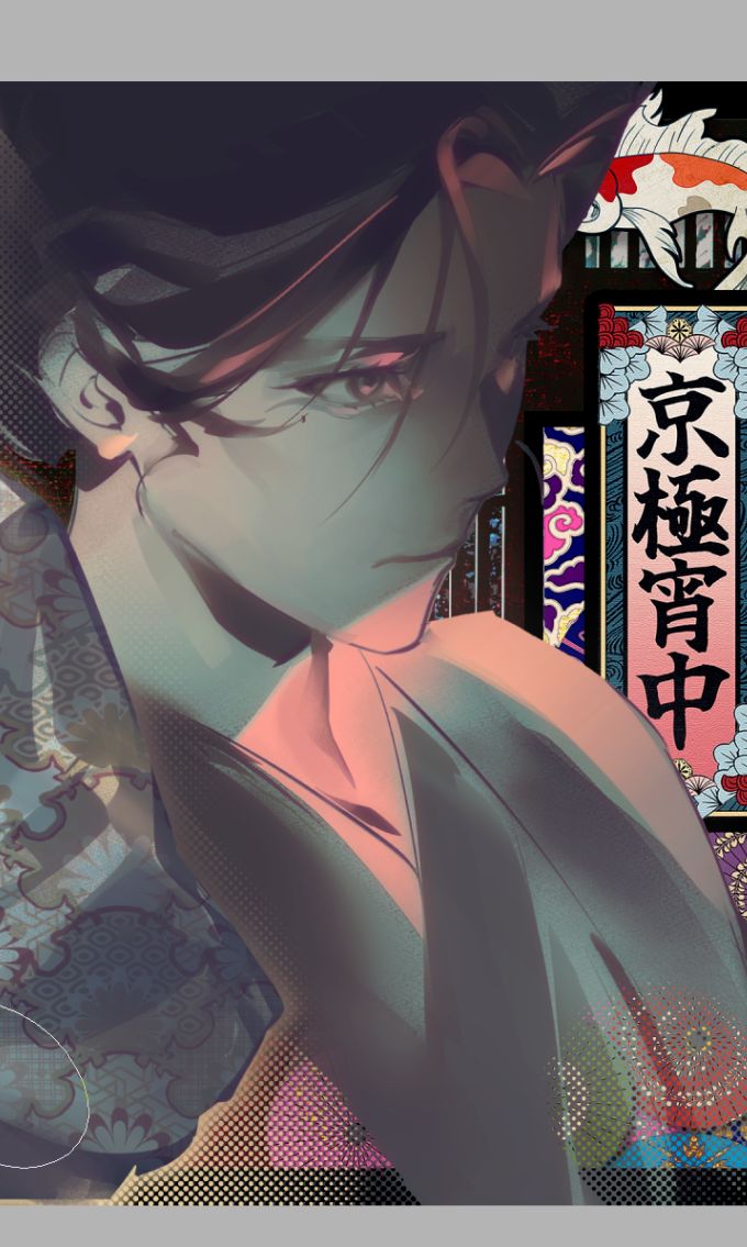 #WIP #OC
I tried drawing a charming middle-aged Asian woman, but it didn't turn out great...