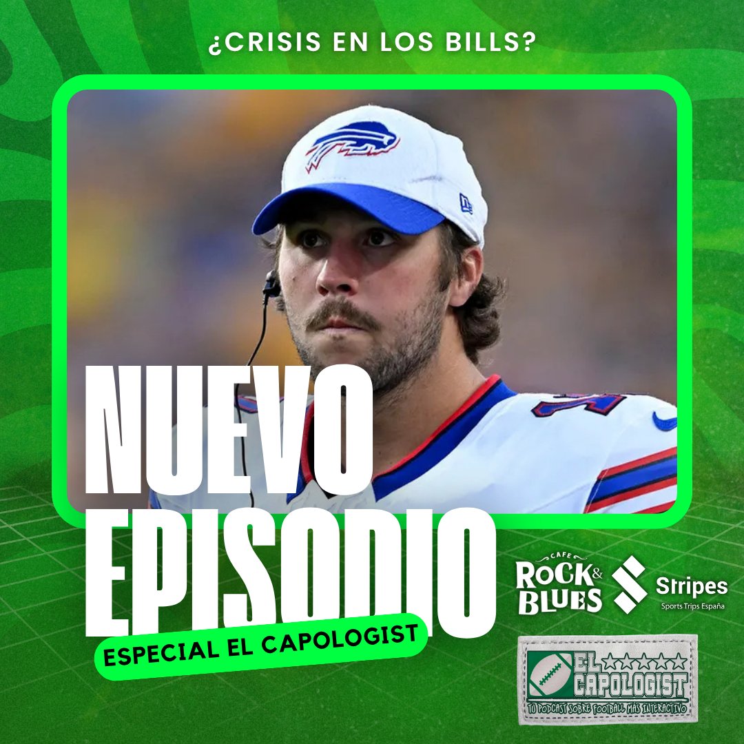 🎙️💥 ¡Podcast especial por el doble Monday Night de anoche!

¿𝐂𝐫𝐢𝐬𝐢𝐬 𝐞𝐧 𝐥𝐨𝐬 𝐁𝐢𝐥𝐥𝐬?
Repasamos con <a href="/NachoCervera6/">Nacho Cervera</a> lo más destacado de los dos encuentros que cerraron la Semana 6 en la NFL

🟠 ivoox.com/especial-doble…

🟢 open.spotify.com/episode/7sOuen…
