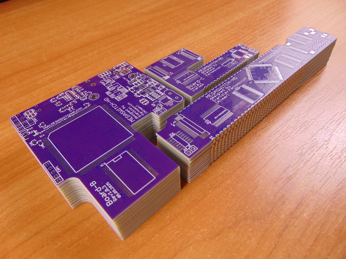 Received PCB Megaswitch HD, digital video output for Genesis/MD. I'm starting to solder.