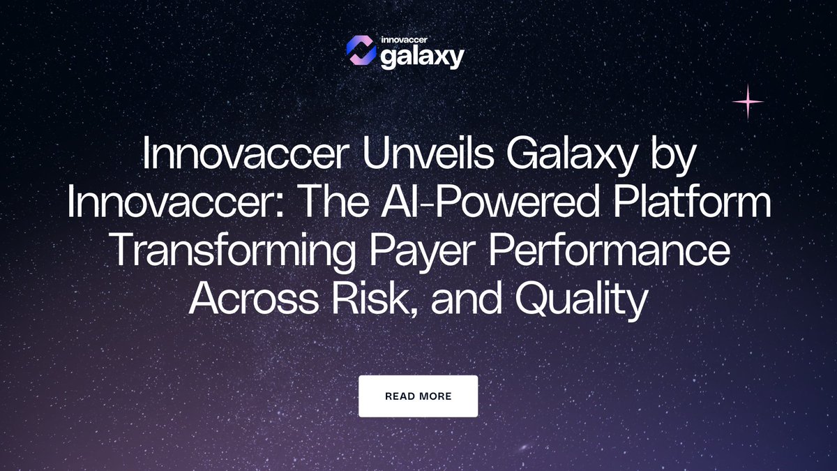 innovaccer's tweet image. 🌌 Introducing Galaxy by Innovaccer, the AI-powered platform uniting payer risk adjustment and HEDIS management into one integrated system. 

💡Explore more: lnkd.in/gH2wj7aF

#PayerSolutions #RiskAdjustment #QualityManagement