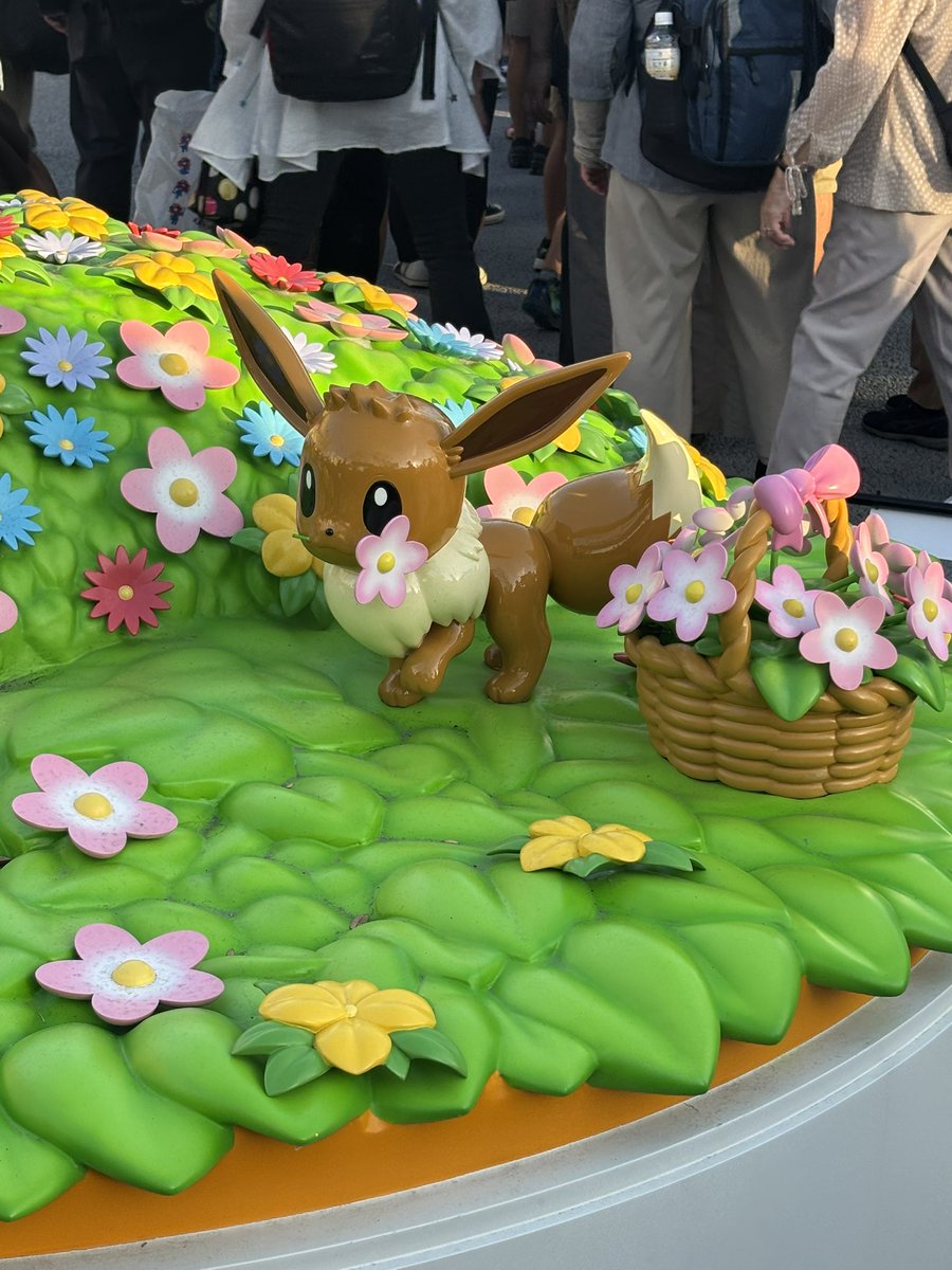 万博言った記録  なぜかポケモンちゃんたちいましたやったー！