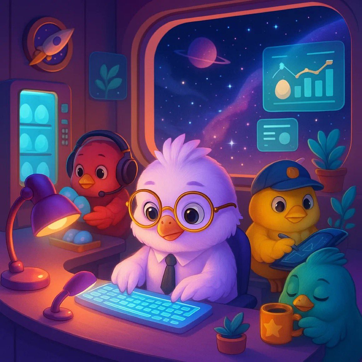 opbnbird's tweet photo. Work hard, play harder! 🚀

BNBird devs never sleep—always building, grinding, and cracking new ideas for the next big thing in NFT gaming.

Stay tuned for what’s coming, the universe is just getting started! 🐦✨ https://t.co/xj0esO3TSF