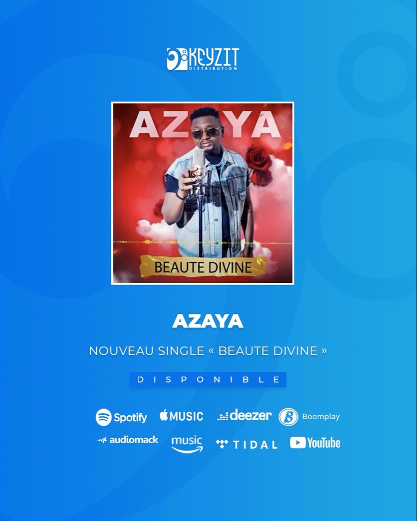 keyzitGuinee's tweet image. 🆕Découvrez le titre « 𝐁𝐄𝐀𝐔𝐓𝐄 𝐃𝐈𝐕𝐈𝐍𝐄 » de @Azaya, disponible sur toutes les plateformes de streaming et de téléchargement légal ! 🔥

🔗fanlink.tv/AzayaBeauteDiv…

#Azaya #KeyzitDistribution #Keyzit #AfricanMajor