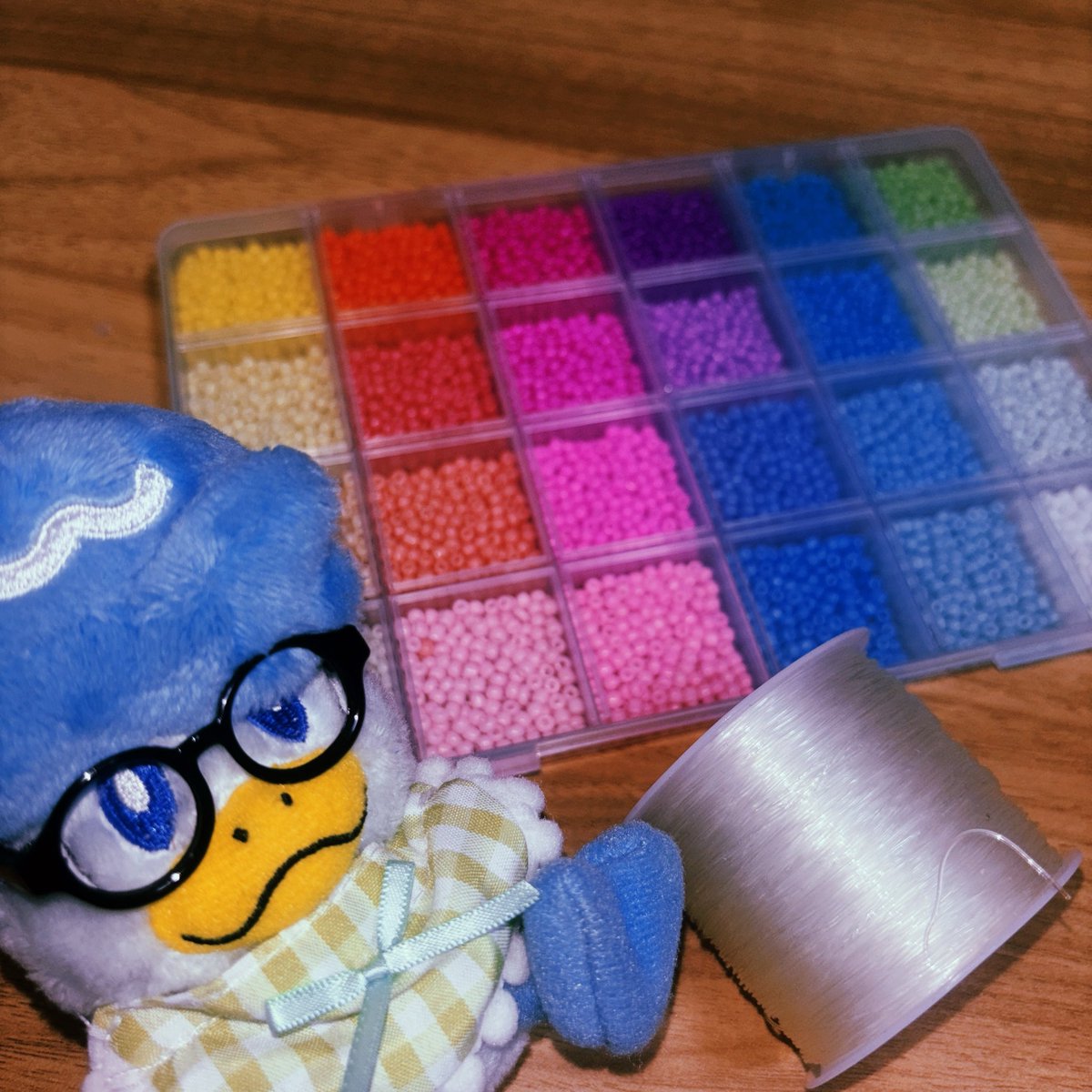 #ポケぬいハンドメイド部 ✏️

インテリクワッスがビ〜ズに挑戦😌💞
カラフルでかわいいよ〜🌷❕