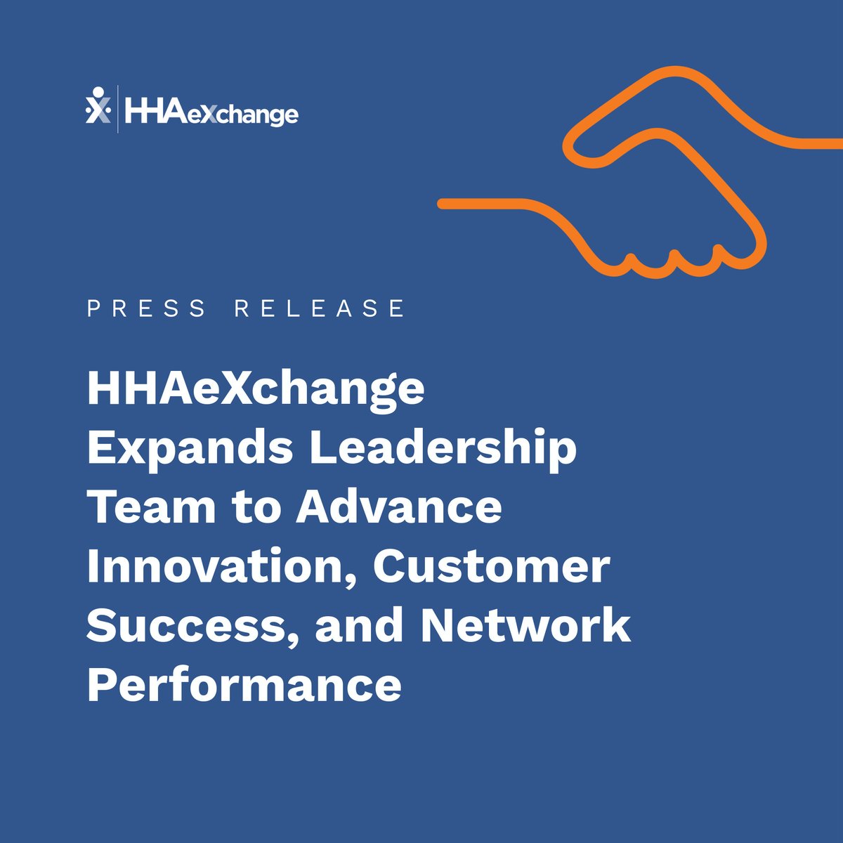 We’re thrilled to announce the expansion of our leadership team at HHAeXchange. Please join us in welcoming Laura Anderson, SVP of Product , Dan Ahrens, SVP of Customer Success , and Jack Hunt, SVP of Network Services. 

Read the full announcement here: ow.ly/6k8I50Xb3WS
