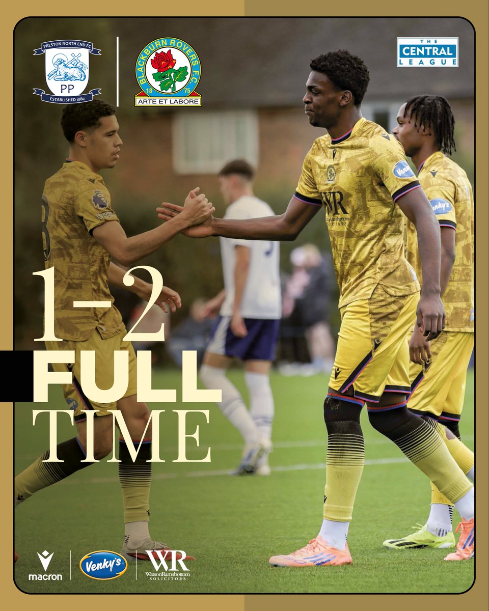 ⏱️ Full-time: #PNEU21 1-2 #Rovers U21s

A first group stage victory in this season’s Central League Cup.

#RoversAcademy 🌹