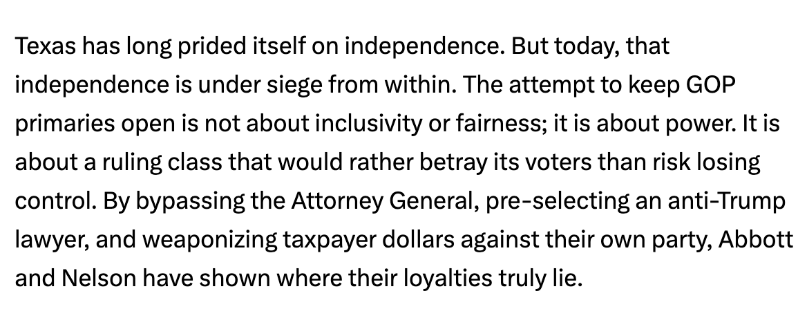 bolgiano_john's tweet image. Can we pry the Uniparty's grip from our primary elections?