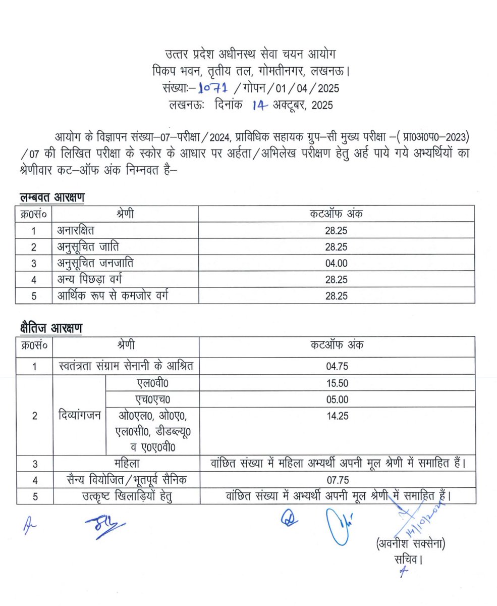 ‘हम उत्तर प्रदेश की मौजूदा सरकार के आभारी हैं,’ जो UR और EWS के बराबर SC और OBC का कटऑफ रखते हैं. मौजूदा भाजपा सरकार ने बाबा साहब डॉ. आंबेडकर के संवैधानिक आरक्षण की अवधारणा की धज्जियां उड़ाना जारी रखा है. एक भी वैकेंसी में बहुजनों का आरक्षण संवैधानिक नियमों के मुताबिक़ नहीं लागू