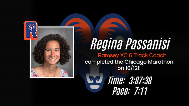 RamseyMS_JCPS's tweet image. Coach Passanisi has served as a XC &amp;amp; Track Coach at Ramsey since 2021. She runs everyday with our athletes and continues training after practice around Ramsey's property.  Next time you see her, give her a shout out for her amazing marathon results!  #RAMtastic #RAMpage