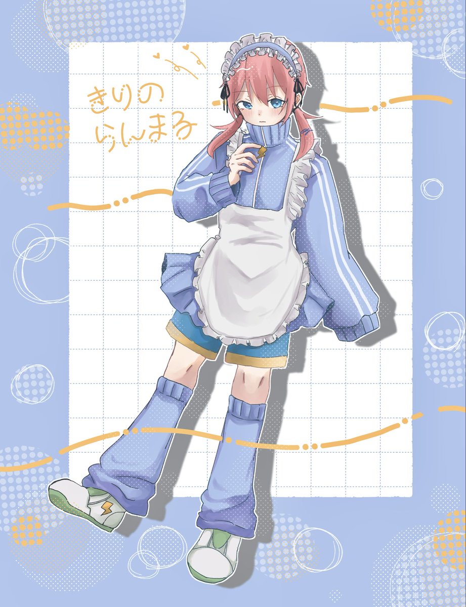 Riicot2's tweet image. ジャージメイド丸~🧹(加筆修正版)