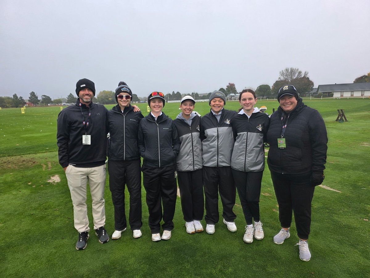 Ready for Day 2 of State Golf! Go Knights!! ⚔️⛳️