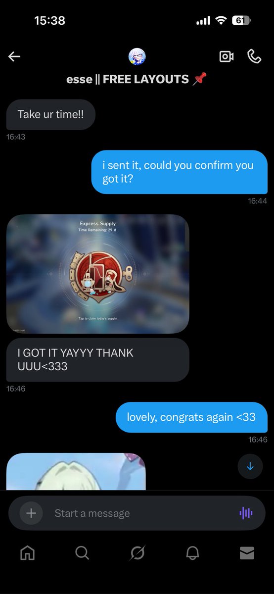 drowsify's tweet image. proof both winners got their prize 🩶