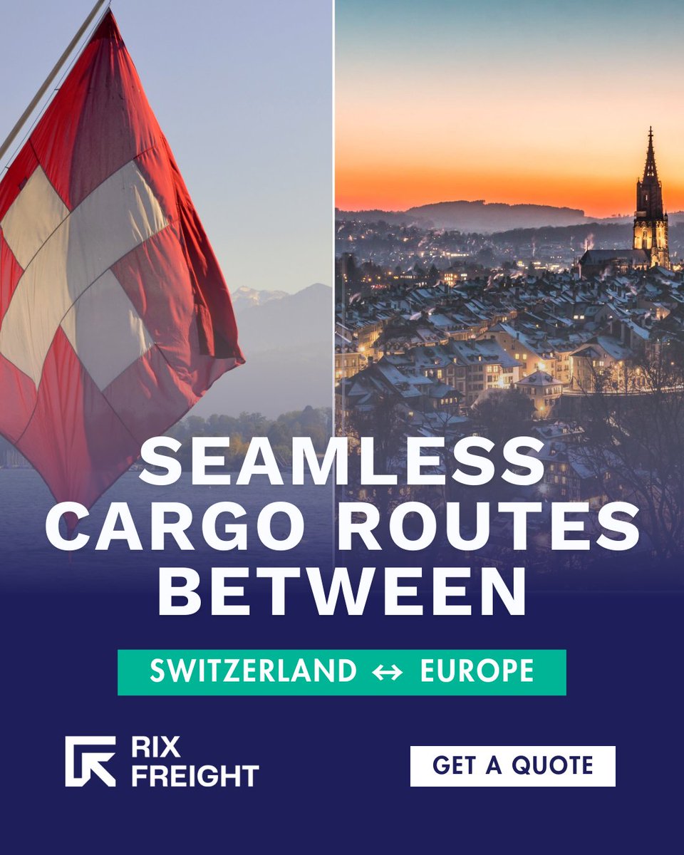 RIXFreight's tweet image. Precision meets the Alps. 🏔️
Logistics that just work:
✅ Real-time tracking
✅ Smart, adaptive planning
✅ Flexible for any shipment size
Simple. Predictable. Stress-free.
Get a quote 👉 bit.ly/4nvDiy8
#RIXFreight #SwissLogistics #SmartFreight #RealTimeTracking