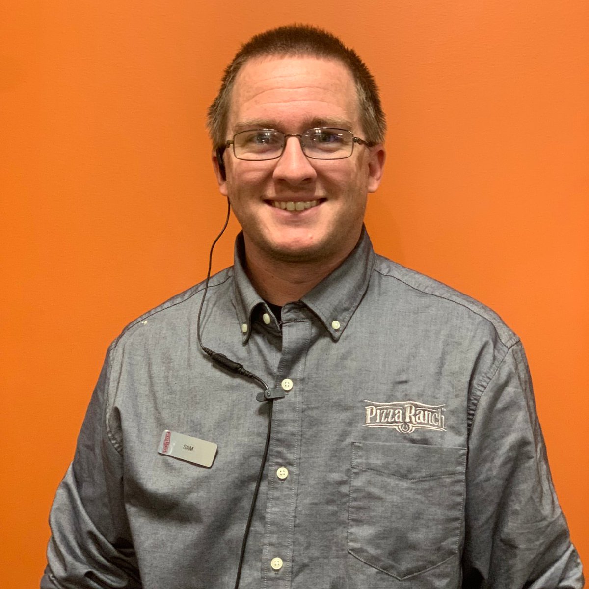 It's #TeamMemberTuesday! Meet our GM, Sam, here since June 2023. He aims to own a Pizza Ranch someday

Why does he enjoy work? Seeing guests savor the food he helped make, surrounded by an amazing team

His fav? It's between Cactus Bread, Stuffed Crust Pepperoni, &amp; Sausage Pizza!