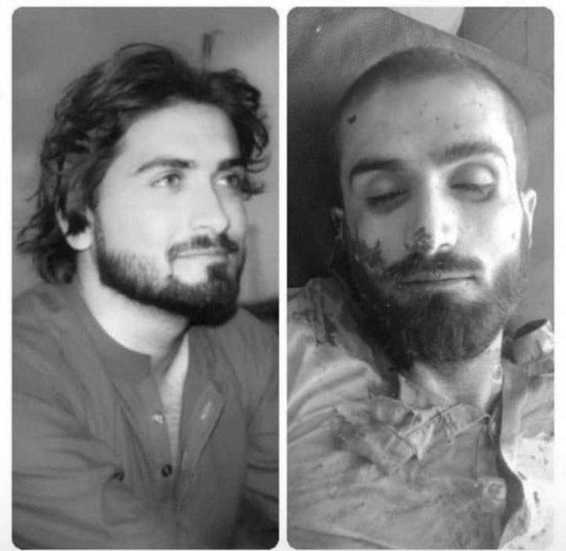 تابش وسیم کےلاپتہ ہونےکے بعد لواحقین نے ہرفورم پہ آوازاٹھائی بجائے رہائی کےانھیں مسخ شدہ لاش دی گئی جب اسلام آباد ہائیکورٹ کمیشن کی رپورٹ آئی تو صاف لفظوں میں لکھ دیا گیا تابش کو تحویل میں شہید کیا گیا پھریہ ادارے اپنےجرائم سے انکاری کیوں ہوتےھیں؟     
#BalochFightForHumanRight