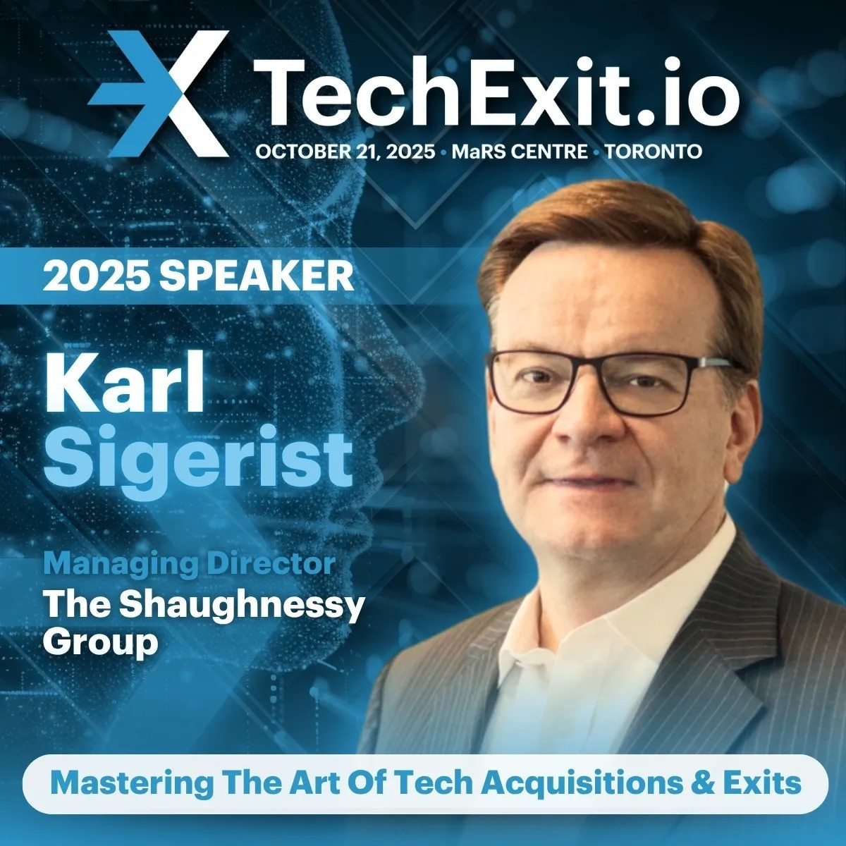 shaughnessygrp's tweet image. Proud to speak at #TechExit 2025 in Toronto!
🗓️ Oct 21 | 📍 MaRS Centre
A must-attend for founders & execs planning a smart exit.
🎟️ Use code SHAUGHNESSY20 for 20% off!
🔗 techexit.io
#TechConference #StartupGrowth #TechExit2025 #TorontoTech #ShaughnessyGroup