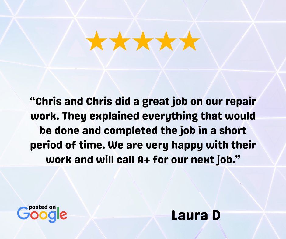 APlusToledo's tweet image. Chris & Chris are wonderful members of our team! Thank you for the review. #5stars #aplustoledo #homeimprovements