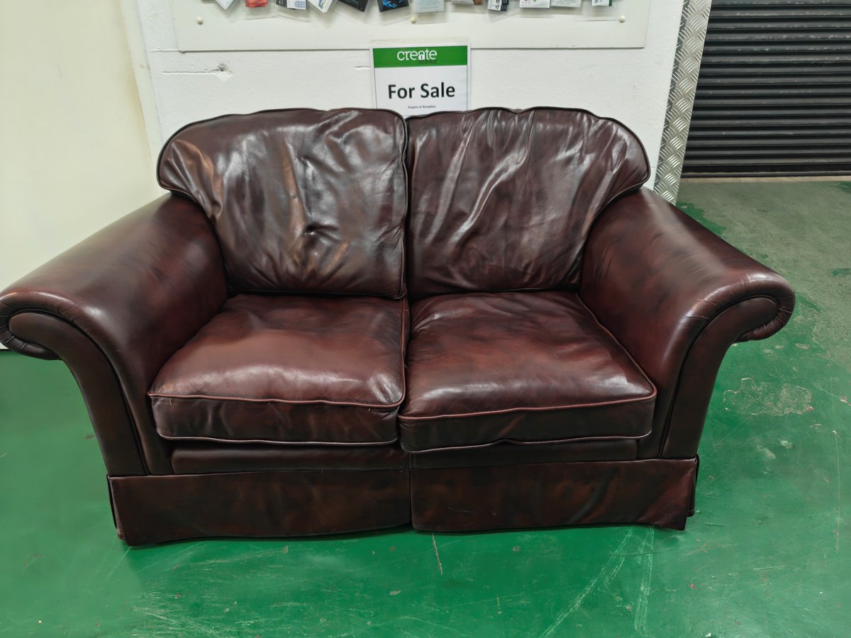 CreateStorage's tweet image. We're selling this leather Laura Ashley sofa!
enquire in reception and make us an offer, collection only.