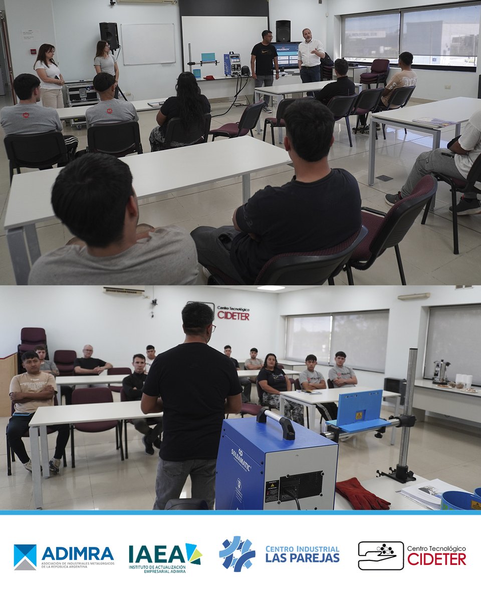 centro_ind's tweet photo. Ayer, lunes 13 de octubre, comenzó el Curso de Soldadura por Proceso MIG MAG, una propuesta de formación práctica que incorpora el uso del simulador virtual de soldadura.

Una oportunidad para capacitarse con tecnología innovadora y potenciar habilidades en el oficio https://t.co/hxiofZ9Ydq