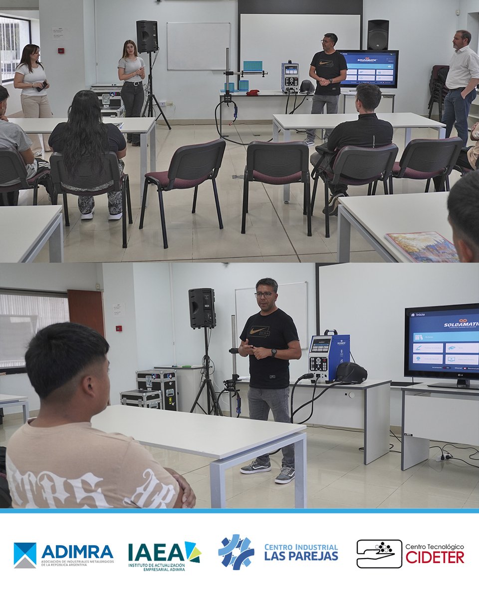 centro_ind's tweet photo. Ayer, lunes 13 de octubre, comenzó el Curso de Soldadura por Proceso MIG MAG, una propuesta de formación práctica que incorpora el uso del simulador virtual de soldadura.

Una oportunidad para capacitarse con tecnología innovadora y potenciar habilidades en el oficio https://t.co/hxiofZ9Ydq
