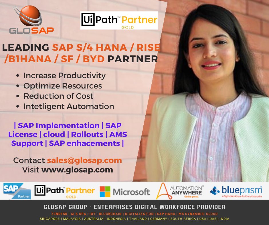 Glosap_Cons's tweet image. SAP HCM / SuccessFactors (SF) - 30 Consultants - Immediately required for our ongoing Project in India ( Noida / Chennai )

#Min 3 Yrs exp, details to hrglobal@glosap.com; careers@glosap.com;
Mohan@glomatriz.com

#SAPjobs #SAPHCM #SAPSFEC #SAPPMGM #SAPRCM #glosap 
#SAPBTP #sap