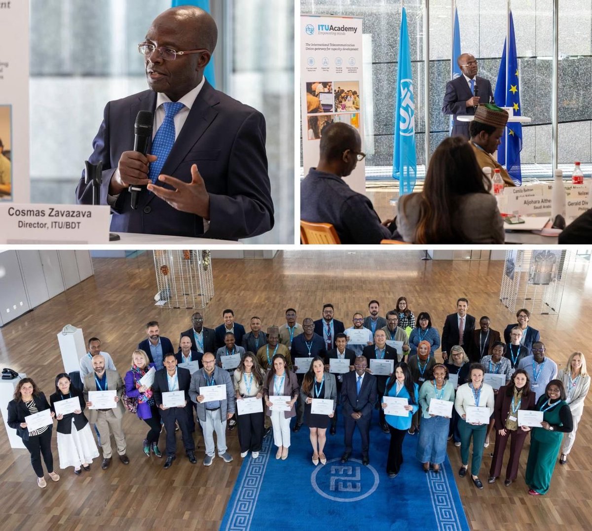 Last week, participants from 31 countries completed the @ITUAcademy training on AI Governance in Practice.
I commend your commitment to advancing secure, ethical, and inclusive AI, helping bridge digital divides and drive meaningful impact in your communities and countries.