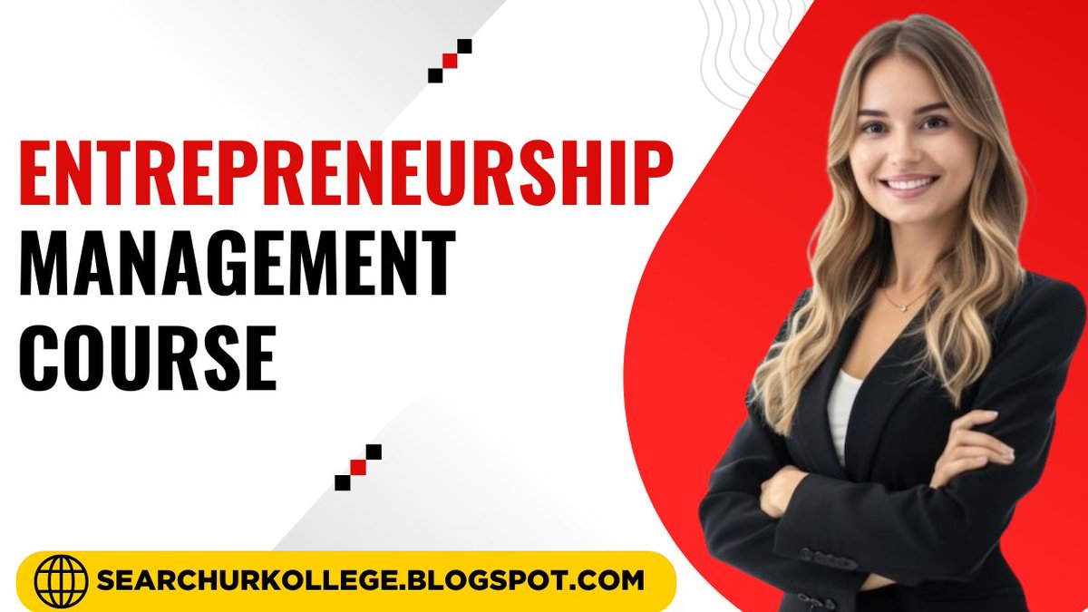 AnushkaSax66589's tweet image. Entrepreneurship Management Course 
Entrepreneurship management has become one of the most sought-after disciplines for aspiring innovators and business leaders...know more
searchurkollege.blogspot.com/2025/10/entrep… 
#entrepreneurshipmanagement #EntrepreneurshipCourse #StartupEducation